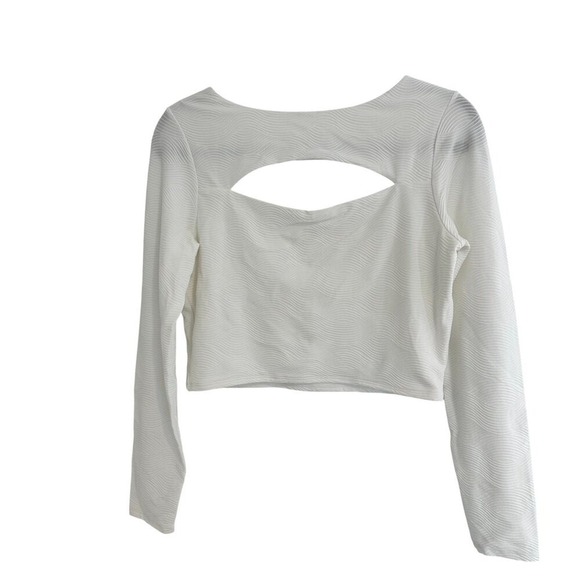 CALIA by Carrie Underwood Other - CALIA Swim White Rash-guard with cut out detail - Large